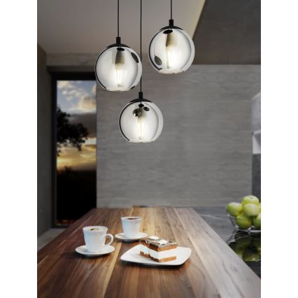 Eglo 98653 - Hanglamp aan koord ARISCANI 3xE27/40W/230V