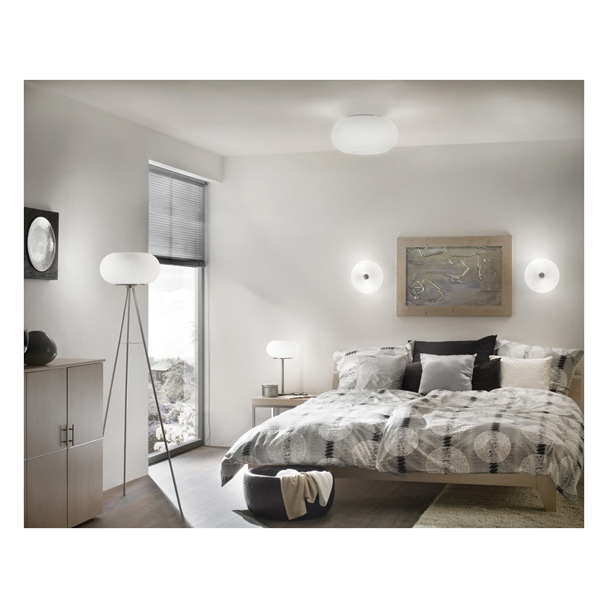 Eglo - LED RGB Dimbare tafellamp OPTICA-C LED/16W/230V Ø 27,5 cm