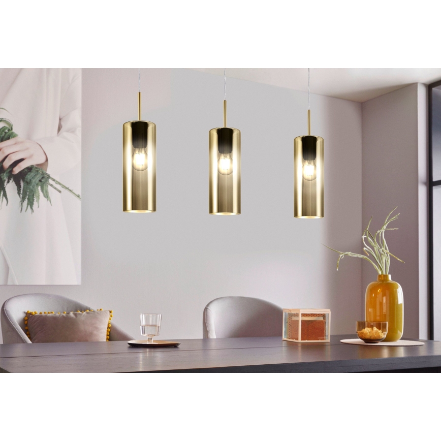 Eglo - Hanglamp aan koord 3xE27/15W/230V