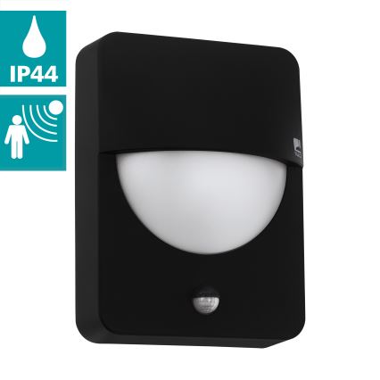 Eglo - Buitenlamp met sensor 1xE27/28W/230V IP44