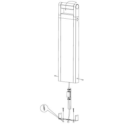 Eglo - LED Buitenlamp LED/4,8W/230V IP44