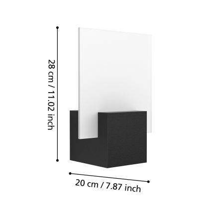 Eglo 98745 - LED buitenwandlamp ADAMELLO LED/6W/230V IP44