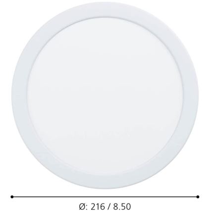 Eglo - Dimbare LED Badkamer Inbouw Lamp LED/16,5W/230V IP44 ZigBee