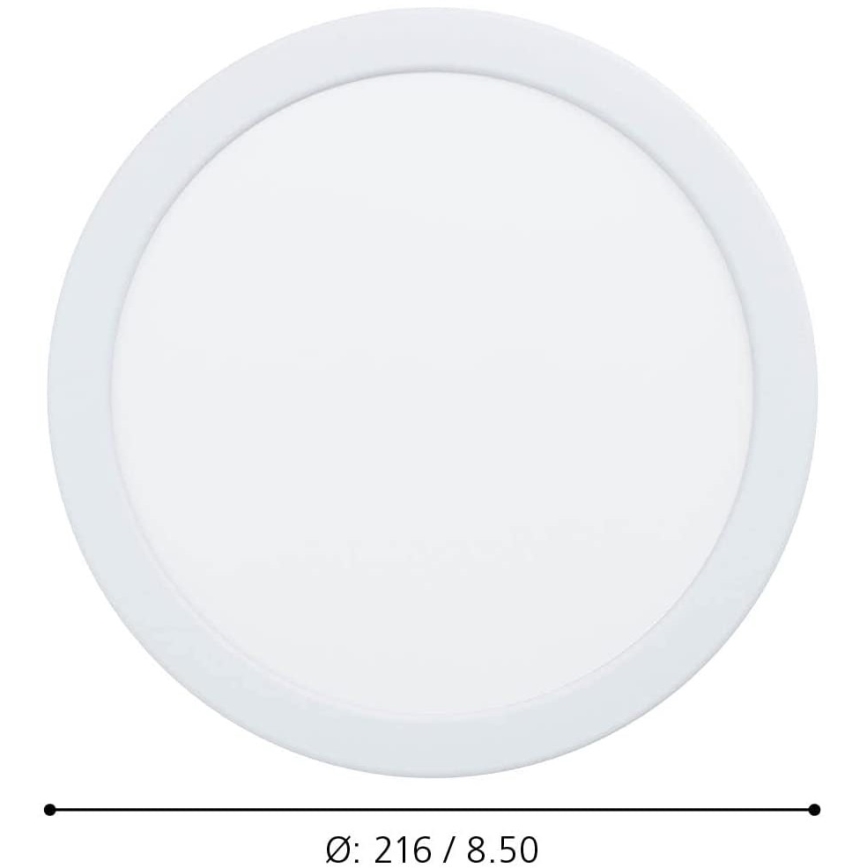 Eglo - Dimbare LED Badkamer Inbouw Lamp LED/16,5W/230V IP44 ZigBee