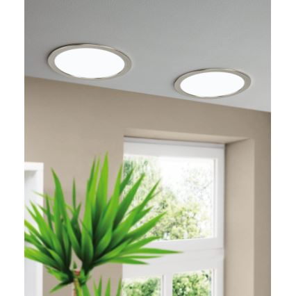 Eglo - LED dimbare inbouwspot voor badkamer LED/16,5W/230V IP44 ZigBee Ø 21,6 cm