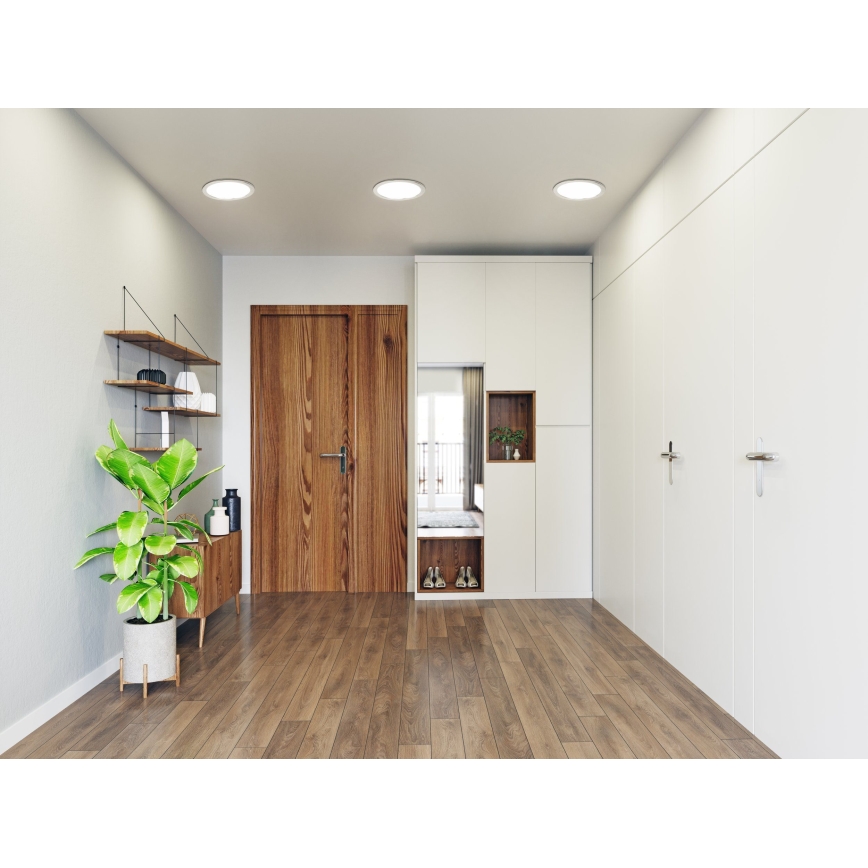 Eglo - LED dimbare inbouwspot voor badkamer LED/16,5W/230V IP44 ZigBee Ø 21,6 cm