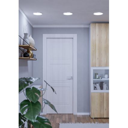 Eglo - LED dimbare inbouwspot voor badkamer LED/16,5W/230V IP44 ZigBee Ø 21,6 cm