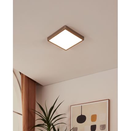 Eglo - Dimbare LED-plafondlamp voor badkamer LED/19,5W/230V 2700-6500K IP44 ZigBee 28,5x28,5 cm