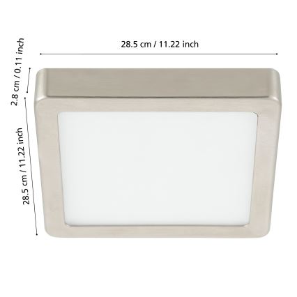 Eglo - Plafonnier de salle de bain LED à intensité variable LED/19,5W/230V 2700-6500K IP44 ZigBee