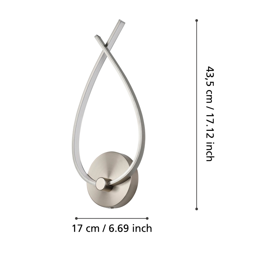Eglo - LED Wandlamp LED/10W/230V