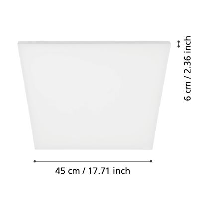 Eglo - Plafonnier LED LED/20W/230V