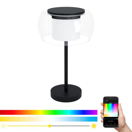 Eglo 99024 - Lampe de table dimmable LED RVB BRIAGLIA-C LED/15W/230V