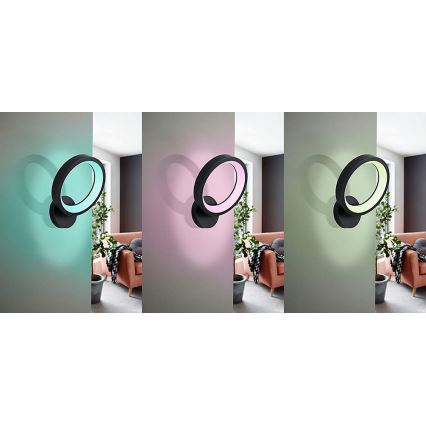 Eglo 99028 - Dimbare RGB-LED-wandlamp MARGHERA-C LED/16W/230V