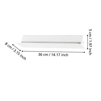 Eglo - LED Wandlamp LED/12W/230V