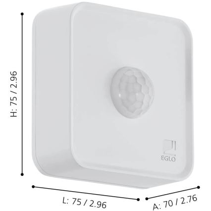 Eglo - Sensor voor Buiten Tuya IP44 ZigBee