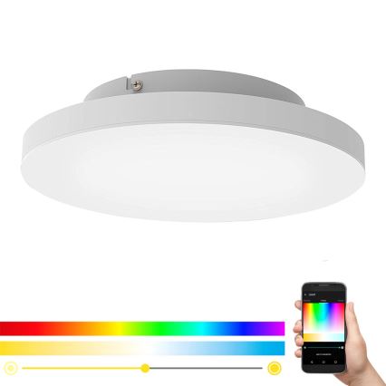 Eglo - LED RGB plafondlamp dimbaar TURCONA-C LED/15W/230V + AB