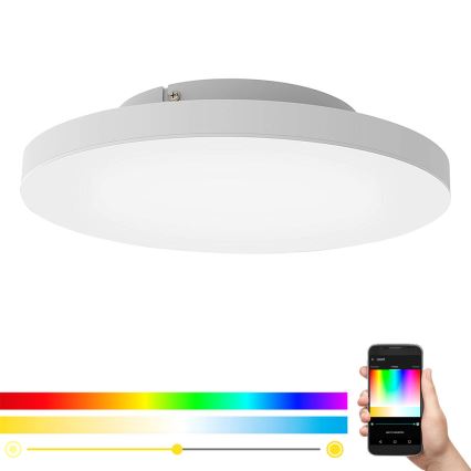Eglo - LED RGB plafondlamp dimbaar TURCONA-C LED/20W/230V + AB
