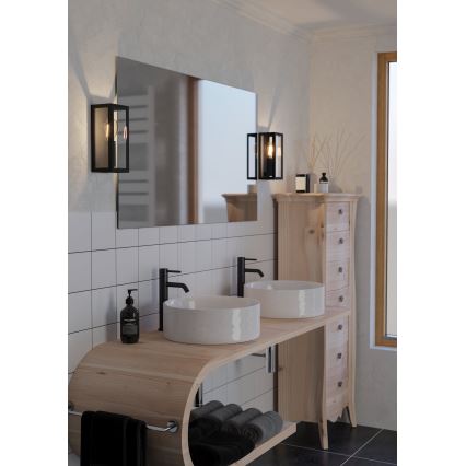 Eglo - Applique murale salle de bain 1xE27/60W/230V IP44