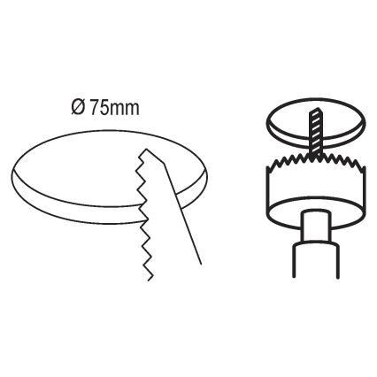 Eglo - LED Inbouwverlichting LED/2,7W/230V