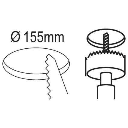 Eglo - Spot encastrable LED/10,5W/230V