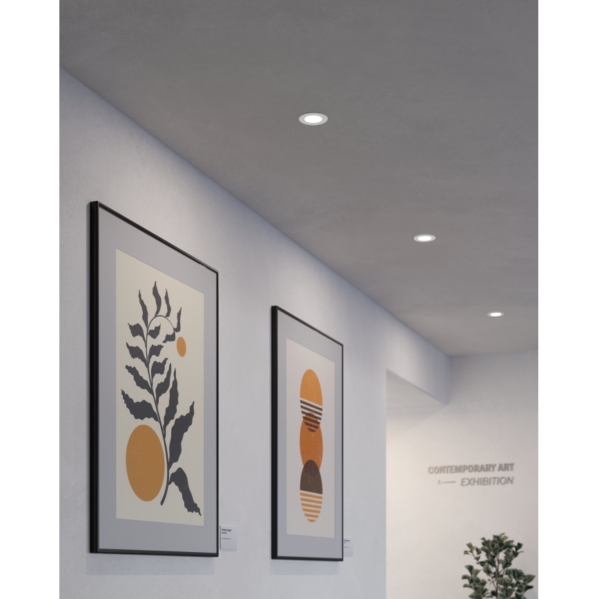 Eglo - Spot encastré LED pour salle de bains, 2,7 W, 230 V, IP44, Ø 8,6 cm