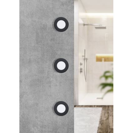 Eglo - LED badkamer inbouwspot LED/2,7W/230V IP44 Ø 8,6 cm