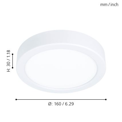 Eglo - LED Plafondlamp LED/10,5W/230V