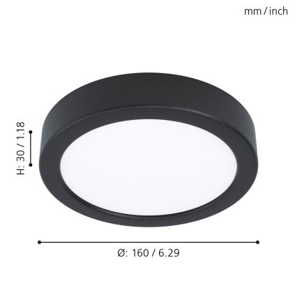Eglo - Plafonnier LED/10,5W/230V Ø 16 cm