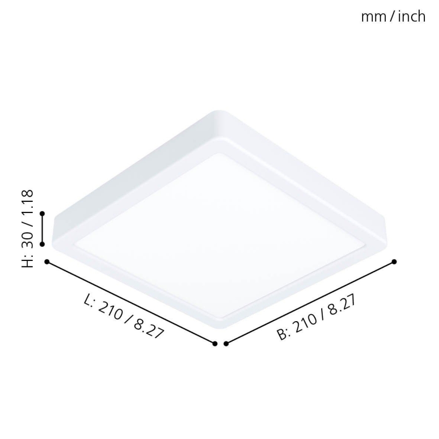 Eglo - LED Plafondlamp LED/16,5W/230V