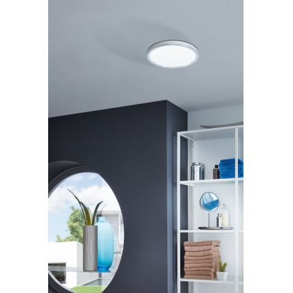 Eglo - Plafonnier LED salle de bain LED/20W/230V IP44