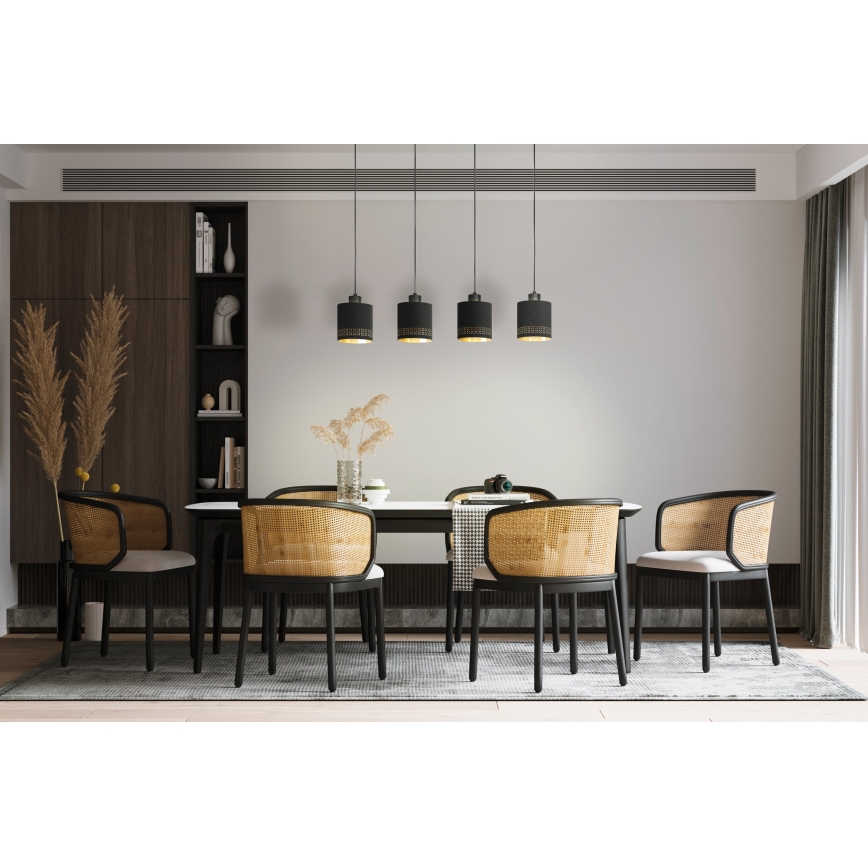 Eglo - Hanglamp aan koord 4xE27/28W/230V