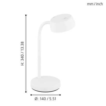 Eglo - LED Tafellamp LED/4,5W/230V