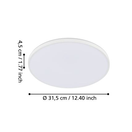 Eglo - LED Plafondlamp LED/18W/230V