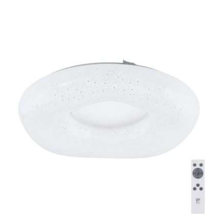 Eglo - Dimbare LED plafondlamp LED/18W/230V + afstandsbediening