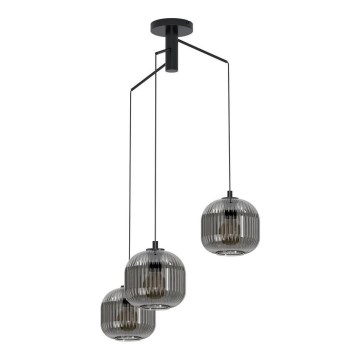 Eglo 99373 - Lustre suspendu sur câble MANTUNALLE 3xE27/40W/230V
