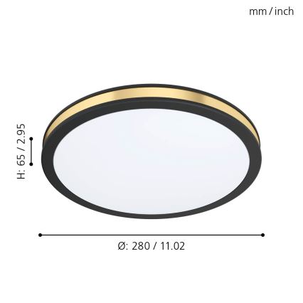 Eglo - LED Plafondlamp LED/11W/230V