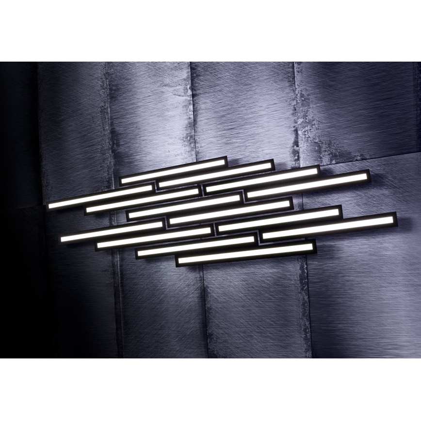 Eglo - LED RGB Dimbare plafondlamp SALITERAS-C 2xLED/10W/230V