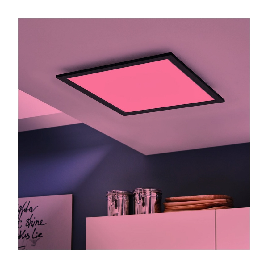 Eglo - Plafonnier LED RGBW à intensité variable SALOBRENA-C LED/20W/230V + télécommande