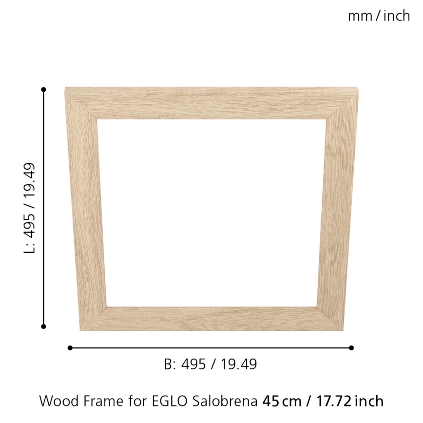 Eglo 99422 - Cadre pour plafonnier SALOBRENA 450x450 mm