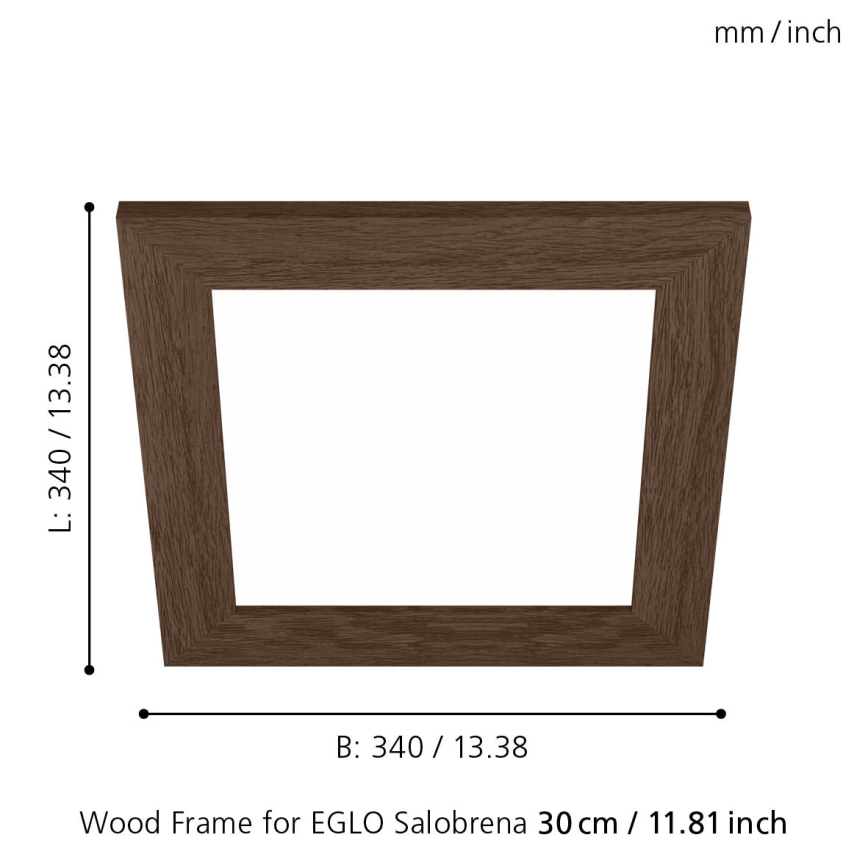 Eglo 99425 - Cadre pour plafonnier SALOBRENA 300x300 mm