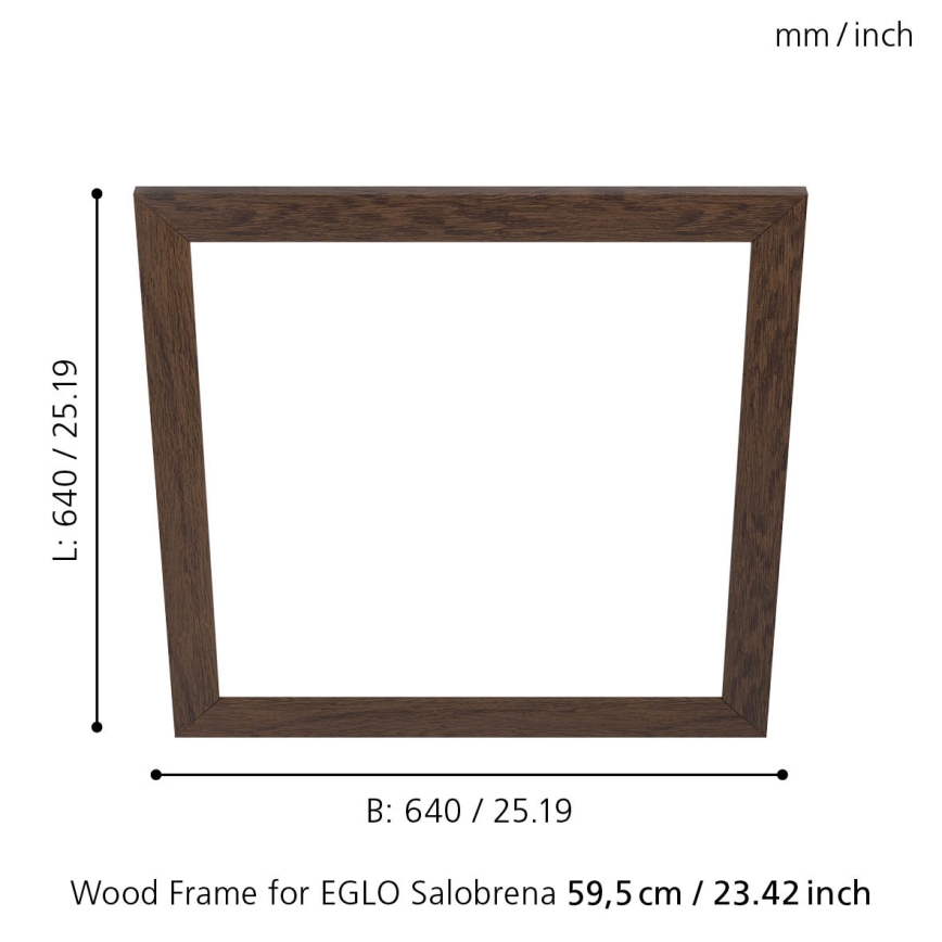 Eglo - Cadre pour luminaire SALOBRENA 595x595 mm
