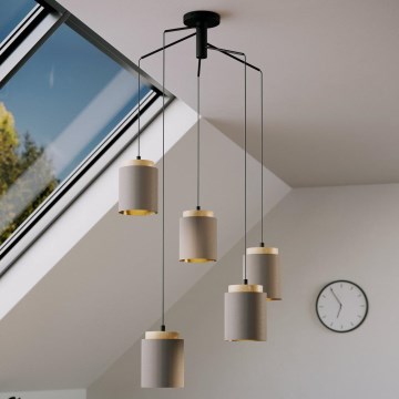 Eglo 99447 - Kroonluchter aan kabel ALBARIZA 5xE27/40W/230V (spider)