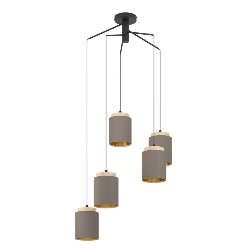 Eglo 99447 - Kroonluchter aan kabel ALBARIZA 5xE27/40W/230V (spider)
