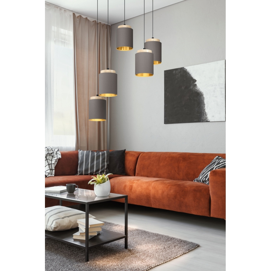 Eglo 99447 - Kroonluchter aan kabel ALBARIZA 5xE27/40W/230V (spider)