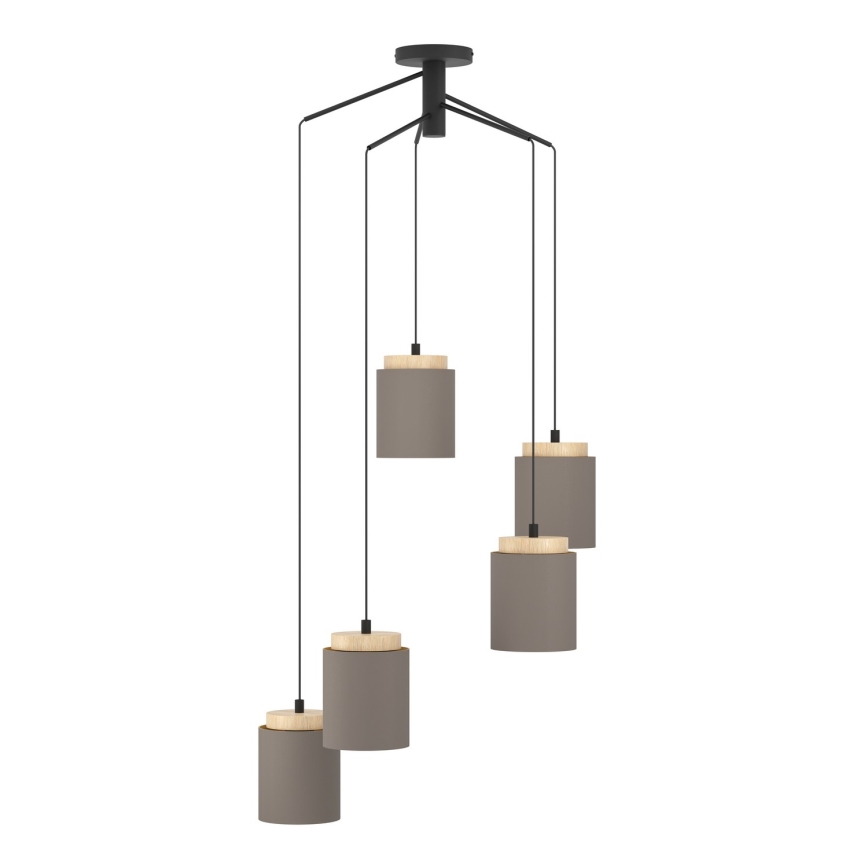 Eglo 99447 - Kroonluchter aan kabel ALBARIZA 5xE27/40W/230V (spider)