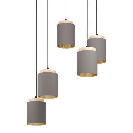 Eglo 99447 - Kroonluchter aan kabel ALBARIZA 5xE27/40W/230V (spider)