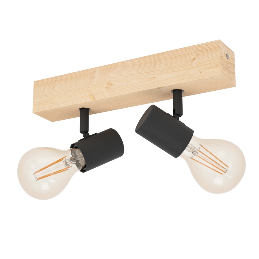 Eglo - Spot TOWNSHEND 2xE27/60W/230V - FSC gecertificeerd