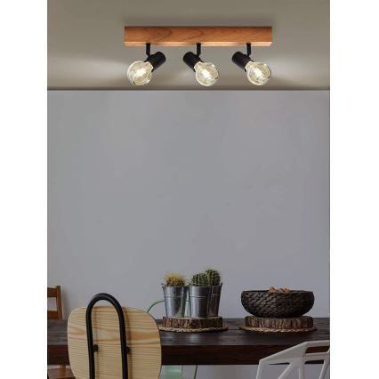 Eglo - Spot TOWNSHEND 3xE27/60W/230V - FSC gecertificeerd