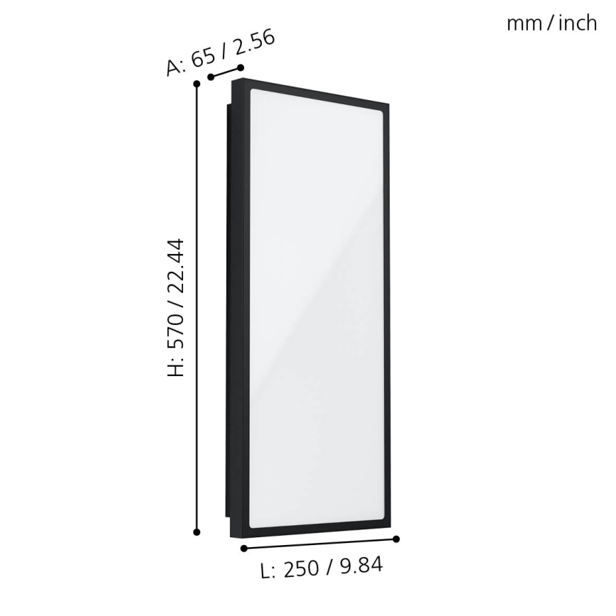 Eglo - LED Wand Lamp voor Buiten LED/18,5W/230V IP44