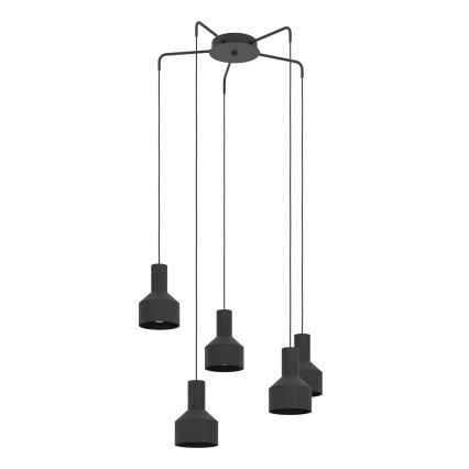 Eglo - Suspension filaire 5xE27/40W/230V